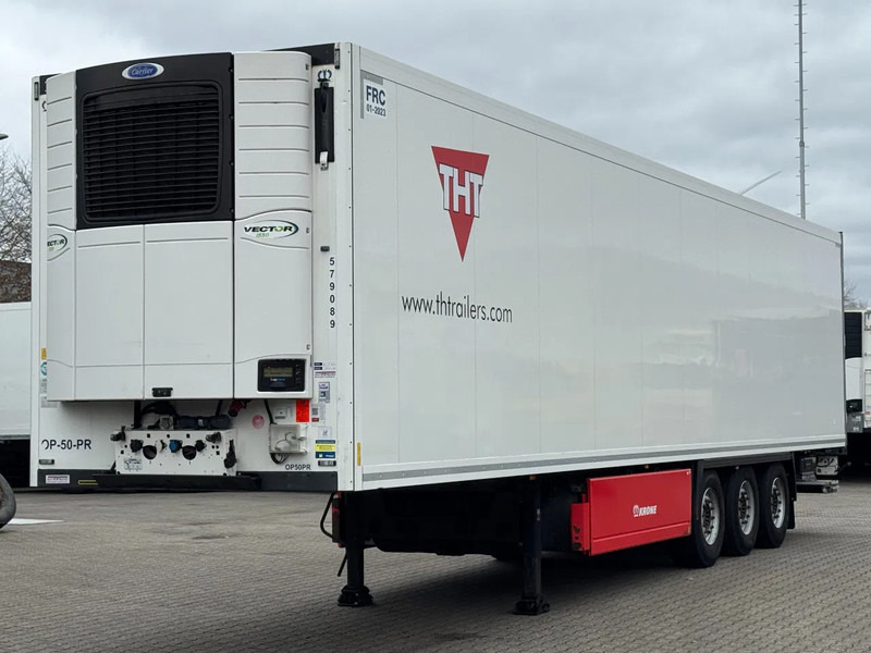 Krone Carrier Vector 1550 / Ov-Laadklep / Lift-As / Apk 11-2026! Low hours! - Semirremolque frigorífico: foto 1 Krone Carrier Vector 1550 / Ov-Laadklep / Lift-As / Apk 11-2026! Low hours! - Semirremolque frigorífico: foto 1