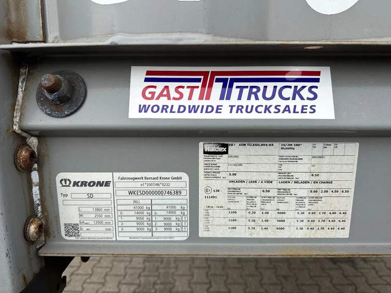 Semirremolque lona Krone SD Schuifzeil -Dak / SAF-Disc / Apk: foto 7