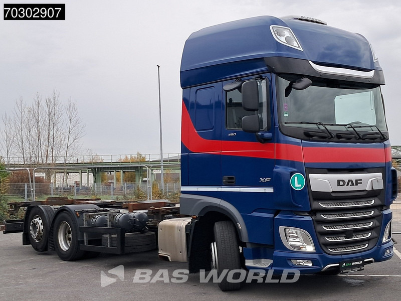 DAF XF 480 6X2 BDF Retarder SSC Lift+Steering Axle Automatic Euro 6 - Camión portacontenedore/ Intercambiable: foto 3 DAF XF 480 6X2 BDF Retarder SSC Lift+Steering Axle Automatic Euro 6 - Camión portacontenedore/ Intercambiable: foto 3