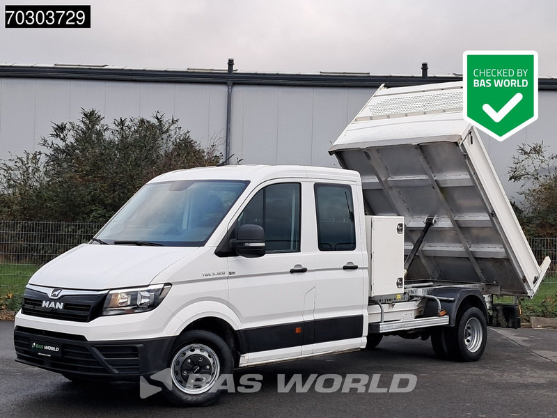 Volkswagen Crafter Doppel Kabine Kipper Doppelbereifung 3,5t AHK Klima Tempomat Kamera Euro6 A/C Towbar Cruise control - Furgoneta basculante: foto 1 Volkswagen Crafter Doppel Kabine Kipper Doppelbereifung 3,5t AHK Klima Tempomat Kamera Euro6 A/C Towbar Cruise control - Furgoneta basculante: foto 1