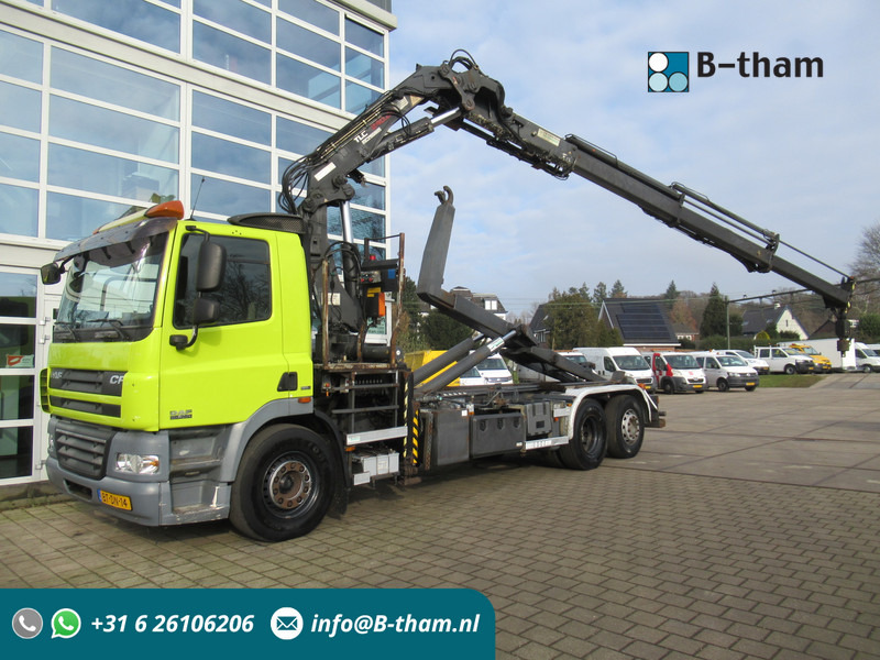 DAF CF 85 VDL Haak - Atlas Terex 240.2E Kraan - Camión multibasculante, Camión grúa: foto 1 DAF CF 85 VDL Haak - Atlas Terex 240.2E Kraan - Camión multibasculante, Camión grúa: foto 1