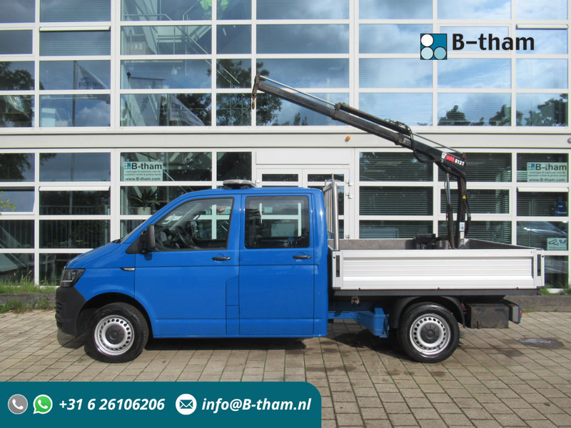 Volkswagen Transporter 2.0 TDI 75KW L2 DOKA + HIAB Dubbelcabine Comfort - Furgoneta caja abierta, Furgoneta combi: foto 1 Volkswagen Transporter 2.0 TDI 75KW L2 DOKA + HIAB Dubbelcabine Comfort - Furgoneta caja abierta, Furgoneta combi: foto 1