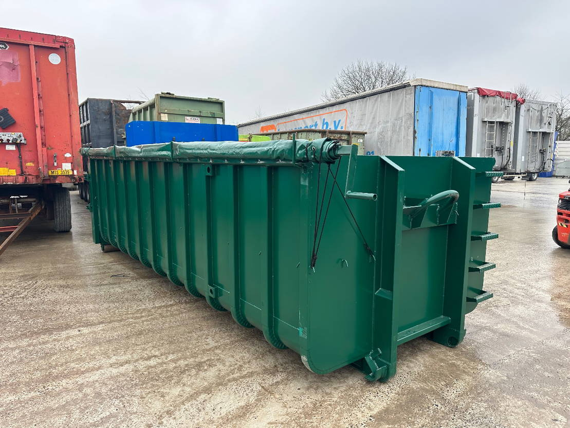 Sidalco 20 m3 slibcontainers met afdekzeil - Contenedor de gancho: foto 1 Sidalco 20 m3 slibcontainers met afdekzeil - Contenedor de gancho: foto 1