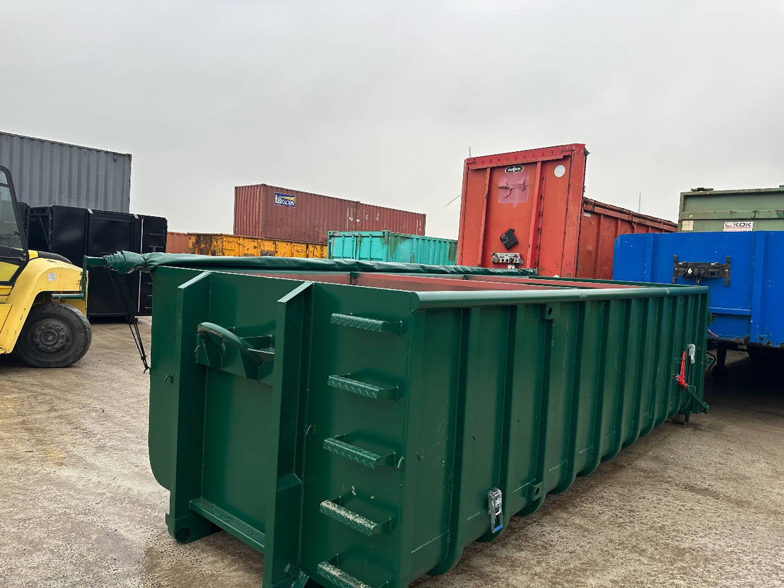 Sidalco 20 m3 slibcontainers met afdekzeil - Contenedor de gancho: foto 3 Sidalco 20 m3 slibcontainers met afdekzeil - Contenedor de gancho: foto 3