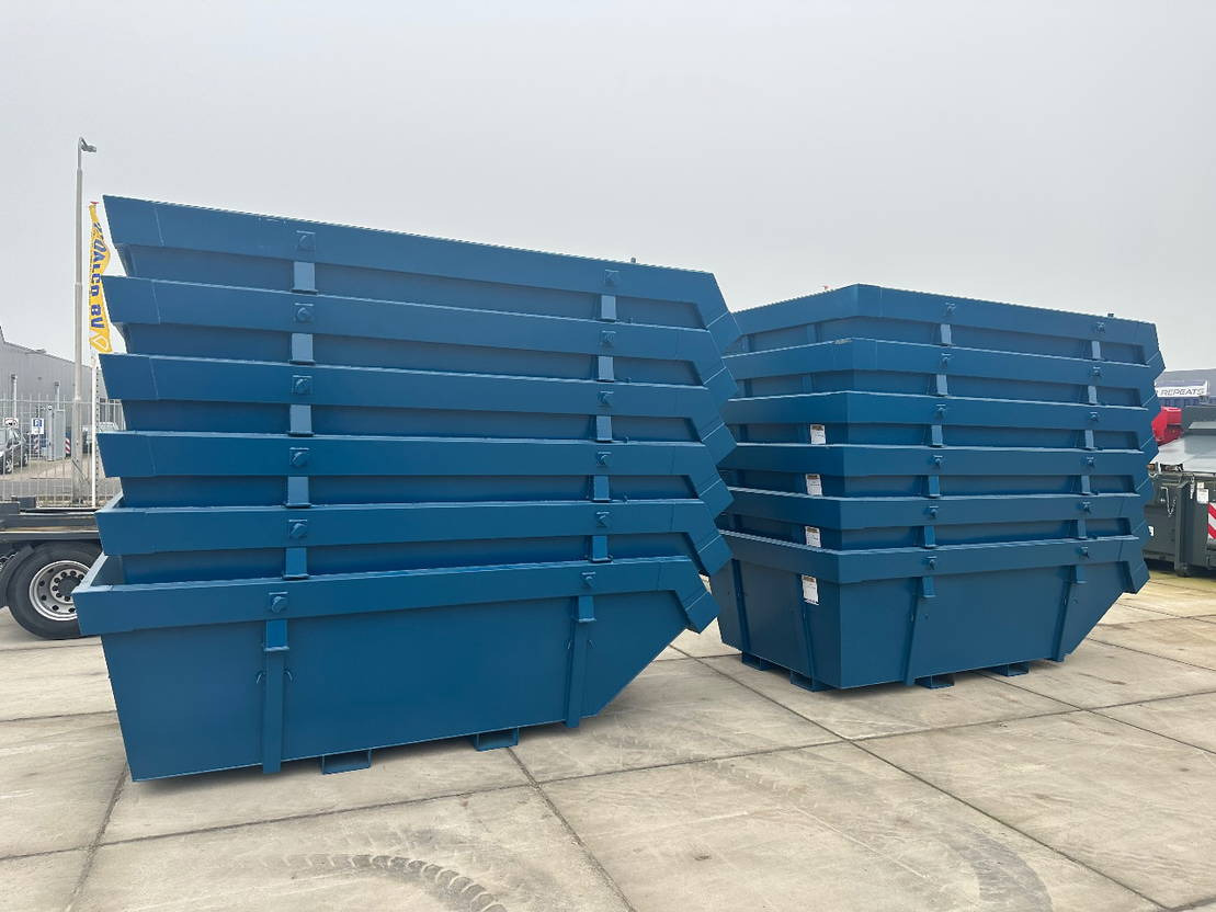 Sidalco 6m3 met heftruck lepel kokers - Contenedor de cadenas: foto 2 Sidalco 6m3 met heftruck lepel kokers - Contenedor de cadenas: foto 2
