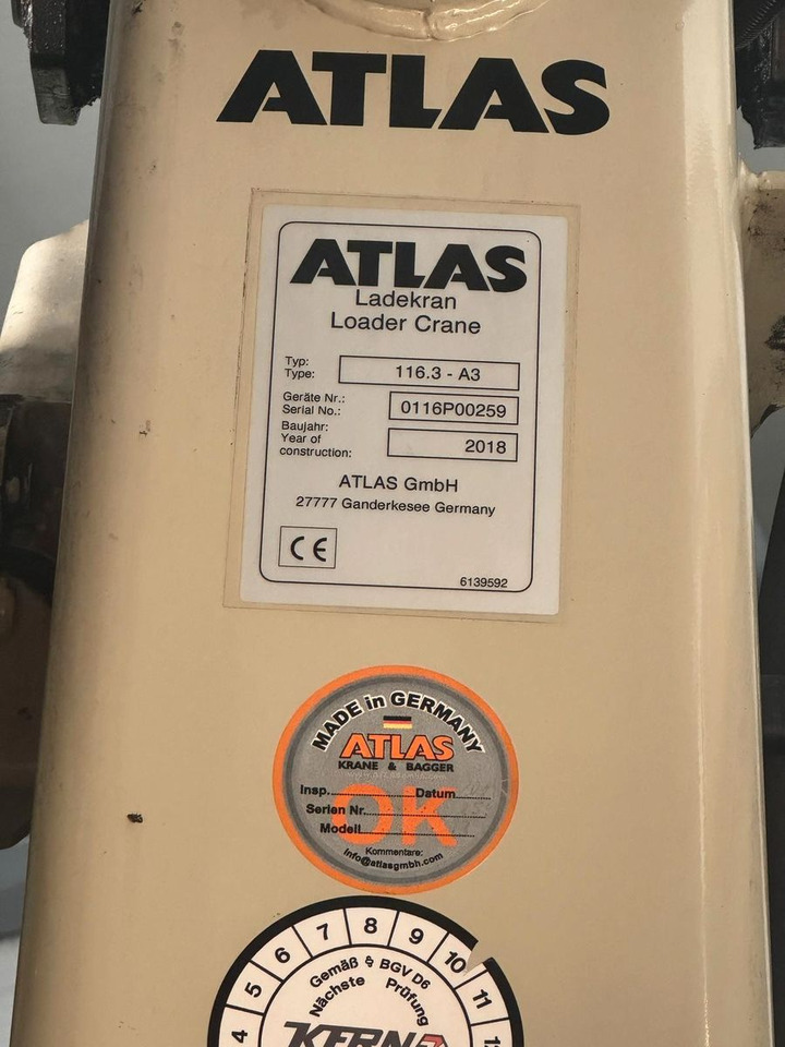 Mercedes-Benz Atego / 1324 MEILLER 4X4 KRAN ATLAS 116.3 Kipper - Camión volquete, Camión grúa: foto 3 Mercedes-Benz Atego / 1324 MEILLER 4X4 KRAN ATLAS 116.3 Kipper - Camión volquete, Camión grúa: foto 3