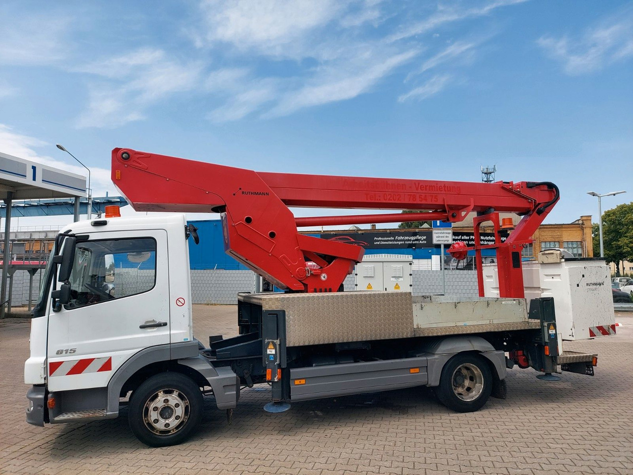 Camión con plataforma elevadora Mercedes-Benz Atego 2 4-Zyl. 4x2  RUTHMANN T270  27 METER: foto 11
