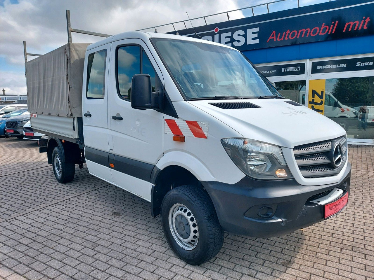 Mercedes-Benz Sprinter II Pritsche DoKa 316 4X4 Klima Standhei - Furgoneta con lona, Furgoneta combi: foto 1 Mercedes-Benz Sprinter II Pritsche DoKa 316 4X4 Klima Standhei - Furgoneta con lona, Furgoneta combi: foto 1
