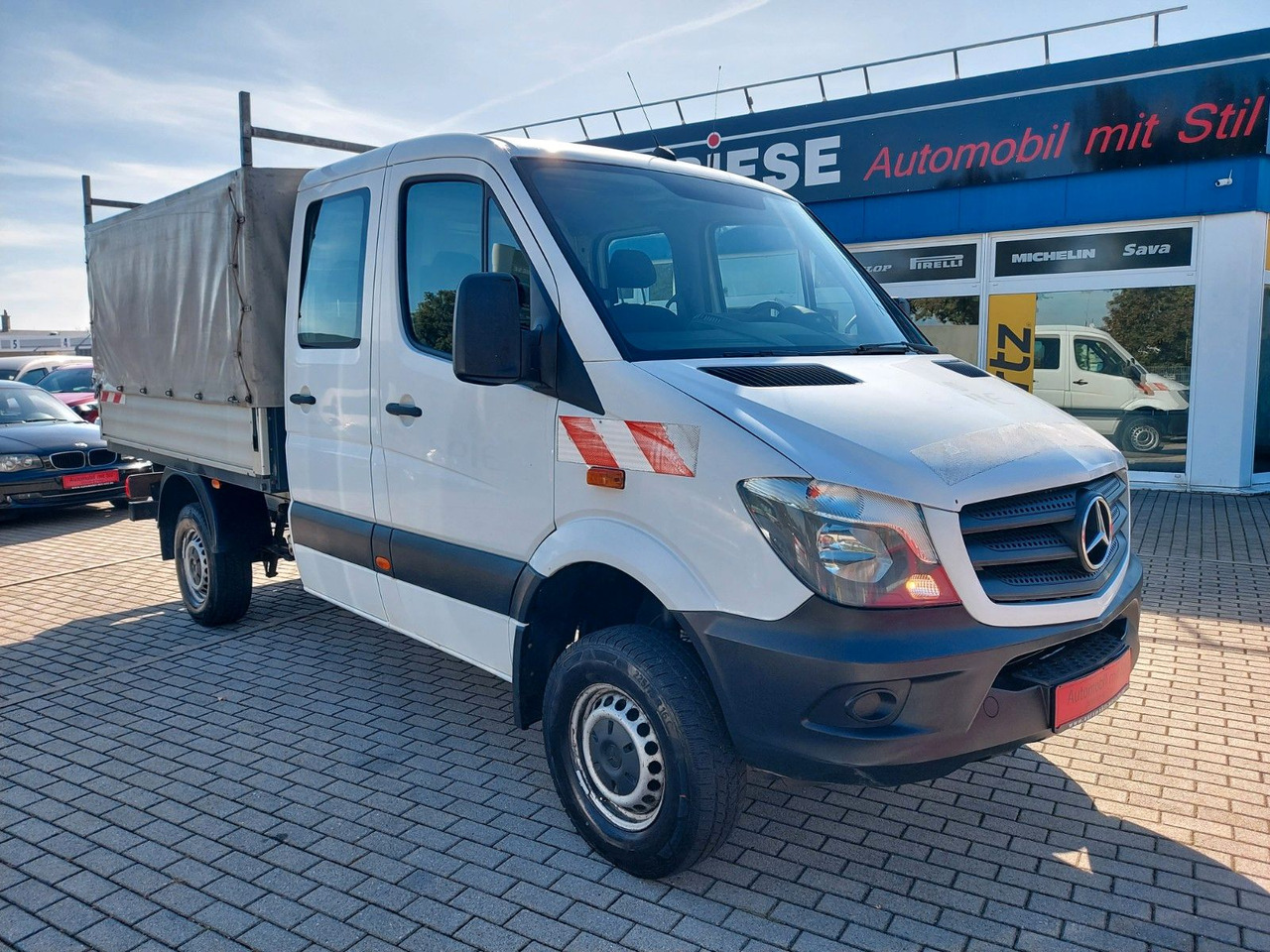 Mercedes-Benz Sprinter II Pritsche DoKa 316 CDI 4X4 Klima - Furgoneta con lona, Furgoneta combi: foto 1 Mercedes-Benz Sprinter II Pritsche DoKa 316 CDI 4X4 Klima - Furgoneta con lona, Furgoneta combi: foto 1
