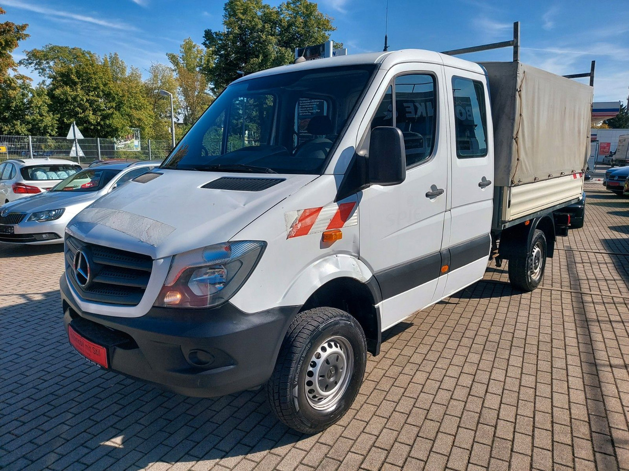 Mercedes-Benz Sprinter II Pritsche DoKa 316 CDI 4X4 Klima - Furgoneta con lona, Furgoneta combi: foto 4 Mercedes-Benz Sprinter II Pritsche DoKa 316 CDI 4X4 Klima - Furgoneta con lona, Furgoneta combi: foto 4