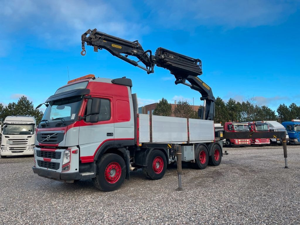 Volvo FM 420 8x4 / Crane Palfinger PK53002 SH+ Fly jib - Camión caja abierta, Camión grúa: foto 1 Volvo FM 420 8x4 / Crane Palfinger PK53002 SH+ Fly jib - Camión caja abierta, Camión grúa: foto 1