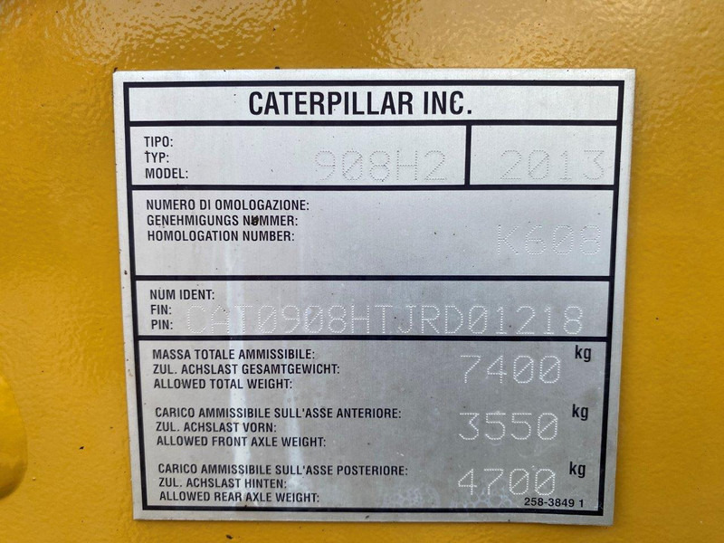 Cargadora Caterpillar 908 H2 NVT: foto 14