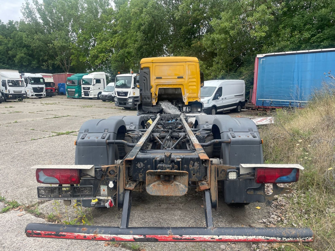 MAN TGS 26.440 6x2-4 LL Chassis/KURBELWELLE DEFEKT - Camión chasis: foto 5 MAN TGS 26.440 6x2-4 LL Chassis/KURBELWELLE DEFEKT - Camión chasis: foto 5