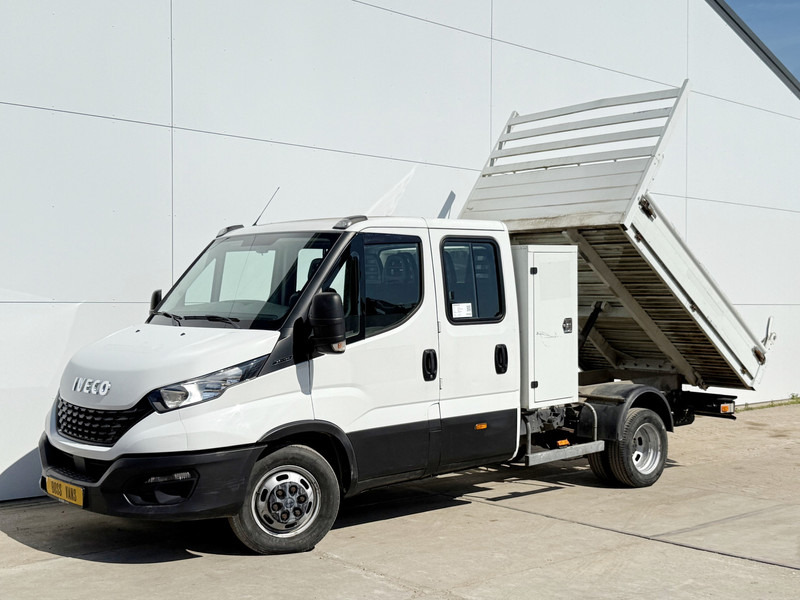 Iveco Daily 35C14 Kipper Dubbele Cabine Dubbellucht Trekhaak Airco Cruise Control Lucht Geveerde Stoel - Furgoneta basculante, Furgoneta combi: foto 1 Iveco Daily 35C14 Kipper Dubbele Cabine Dubbellucht Trekhaak Airco Cruise Control Lucht Geveerde Stoel - Furgoneta basculante, Furgoneta combi: foto 1