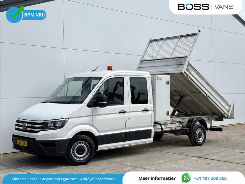Volkswagen Crafter 2.0 TDI 140PK Dubbele Cabine Kipper Airco Cruise Control Trekhaak Carplay Benne Tipper - Furgoneta basculante, Furgoneta combi: foto 1 Volkswagen Crafter 2.0 TDI 140PK Dubbele Cabine Kipper Airco Cruise Control Trekhaak Carplay Benne Tipper - Furgoneta basculante, Furgoneta combi: foto 1
