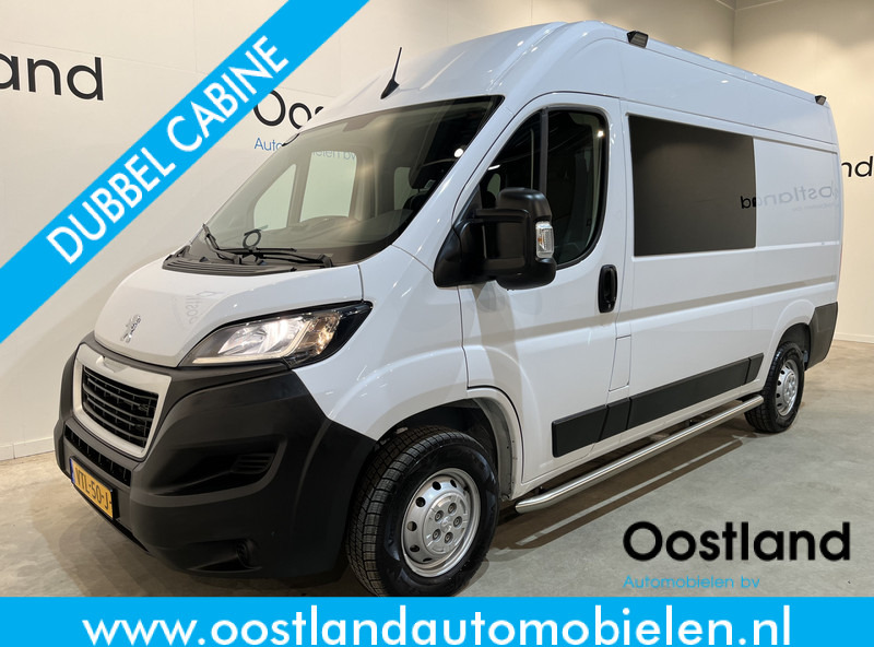 Peugeot Boxer 2.2 BlueHDi 120 PK L2H2 DC Dubbel Cabine / Euro 6 / Airco / CarPlay / Camera / Trekhaak / Cruise Control / 500 KM Z.G.A.N. !! / BPM VRIJ !! - Furgoneta pequeña, Furgoneta combi: foto 1 Peugeot Boxer 2.2 BlueHDi 120 PK L2H2 DC Dubbel Cabine / Euro 6 / Airco / CarPlay / Camera / Trekhaak / Cruise Control / 500 KM Z.G.A.N. !! / BPM VRIJ !! - Furgoneta pequeña, Furgoneta combi: foto 1