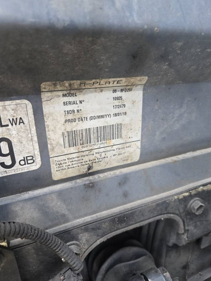 Carretilla elevadora diésel Toyota 8 FD 20: foto 12 Carretilla elevadora diésel Toyota 8 FD 20: foto 12