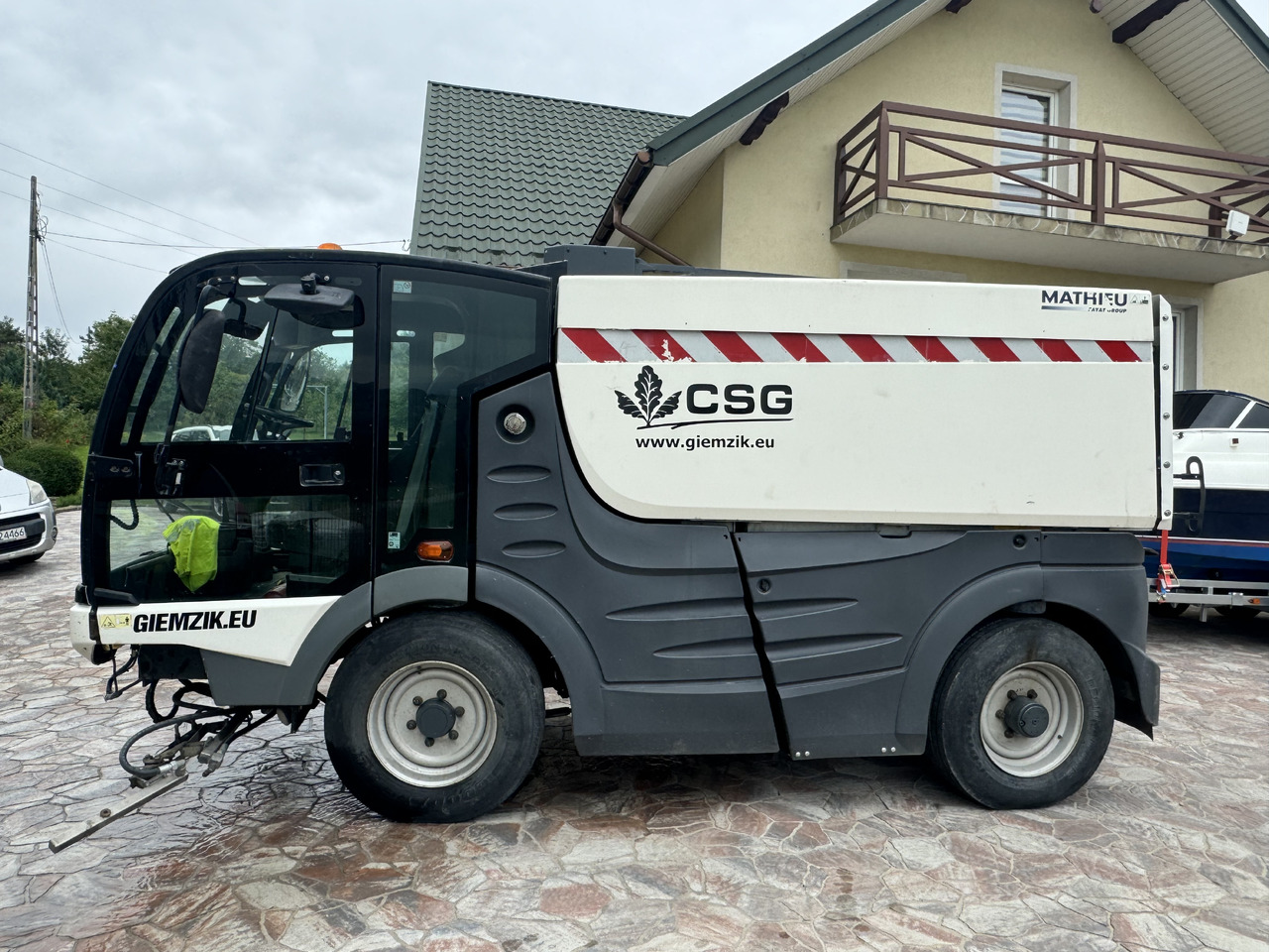 Barredora vial MATHIEU Grand Aquadyne 4000 water truck sprayer HP washer: foto 6
