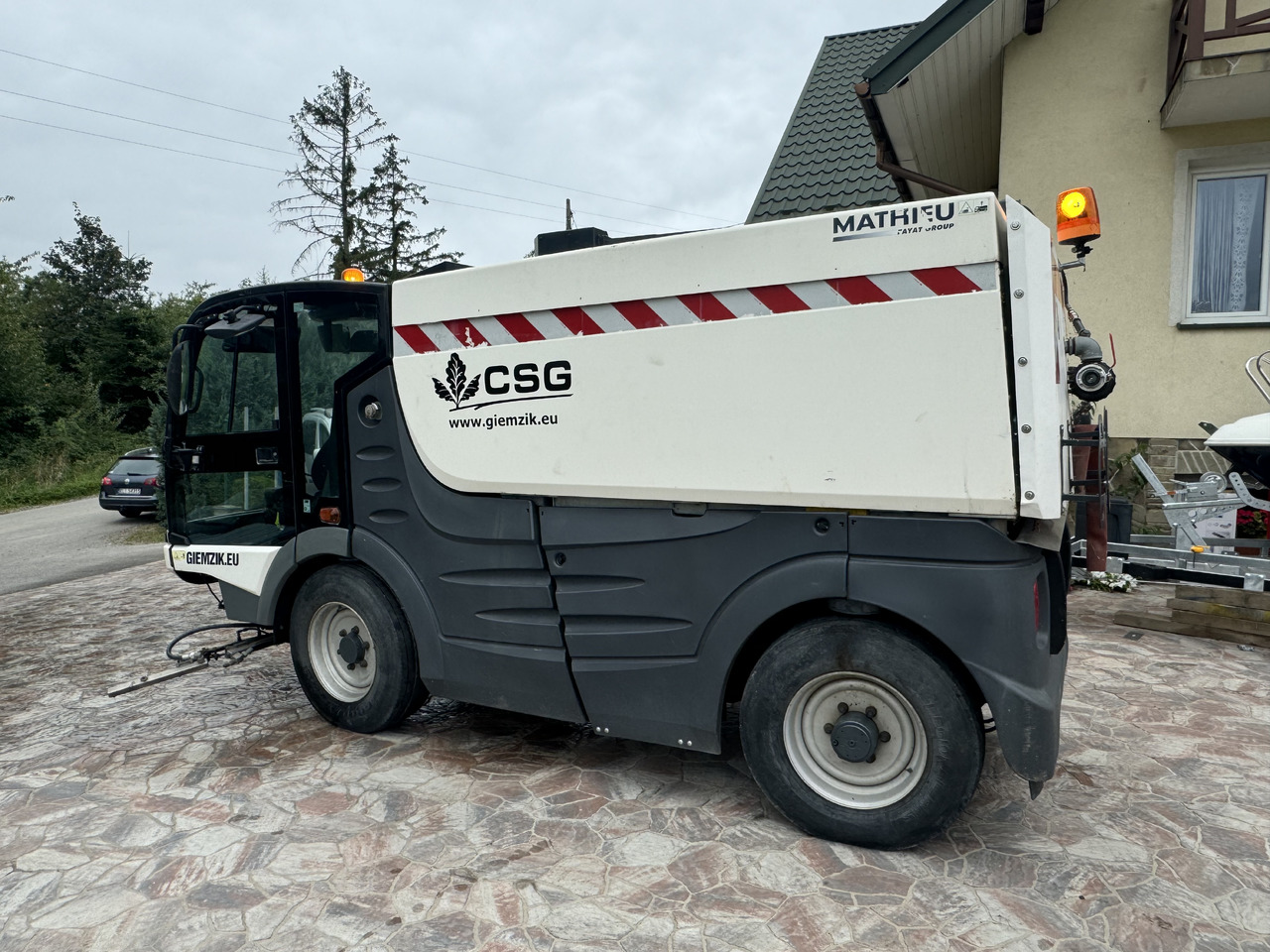Barredora vial MATHIEU Grand Aquadyne 4000 water truck sprayer HP washer: foto 7