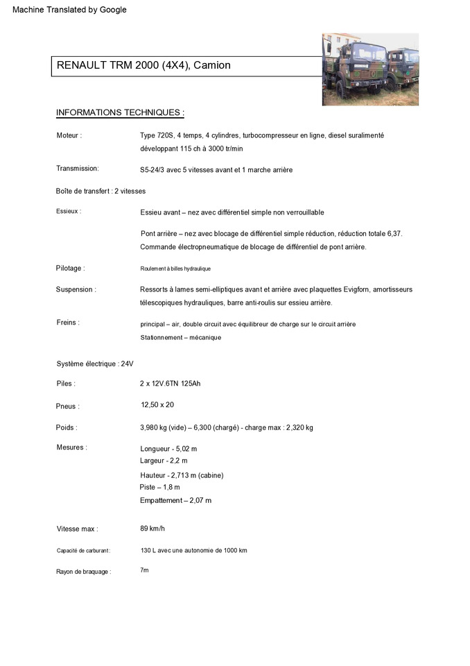 Camión caja abierta RVI TRM2000: foto 6