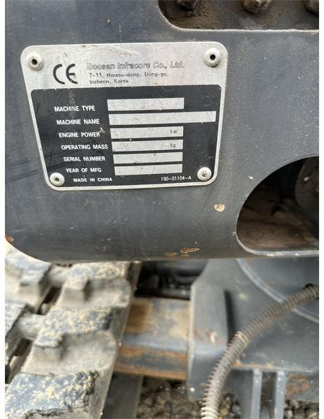 Doosan Slo 18 - 1.8T with bucket packed (Low Hours) - Miniexcavadora: foto 5 Doosan Slo 18 - 1.8T with bucket packed (Low Hours) - Miniexcavadora: foto 5