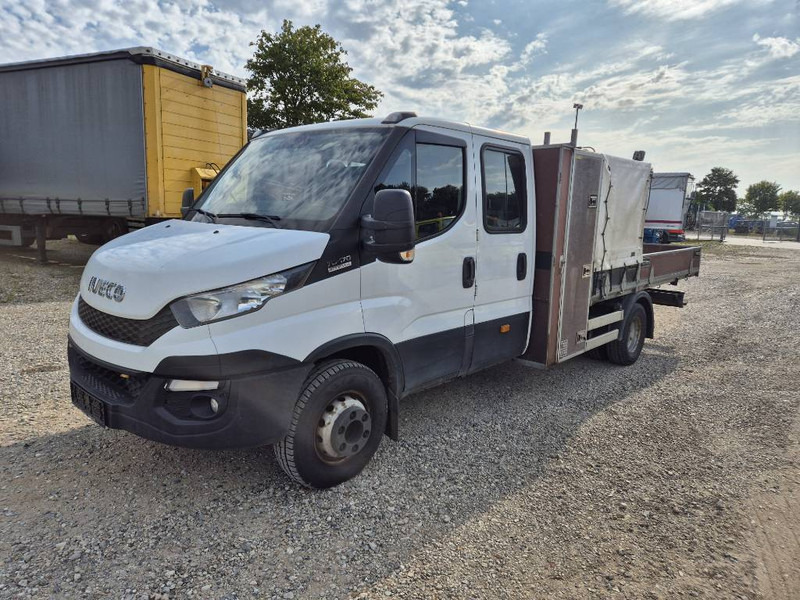 Iveco Daily 70c17 // med lad og presenning - Camión caja abierta: foto 1 Iveco Daily 70c17 // med lad og presenning - Camión caja abierta: foto 1