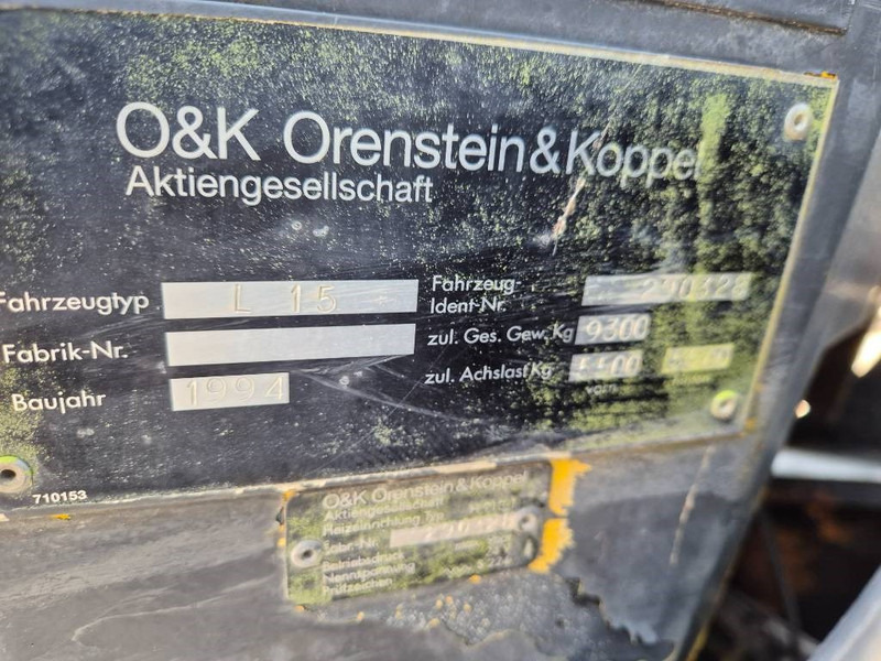 Leasing para O & K L15 With bucket and quickshift O & K L15 With bucket and quickshift: foto 9