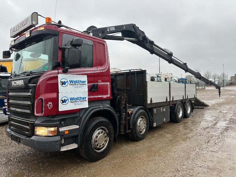 Scania R480 8x2 // Hiab Hi-Duo 244 // Hydraulic ramp - Camión grúa: foto 1 Scania R480 8x2 // Hiab Hi-Duo 244 // Hydraulic ramp - Camión grúa: foto 1
