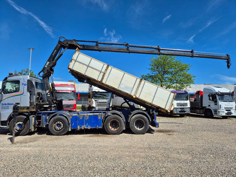Volvo FH 460 8x2/4 //Hiab 166 E-4// 3 way tip - Camión grúa: foto 1 Volvo FH 460 8x2/4 //Hiab 166 E-4// 3 way tip - Camión grúa: foto 1