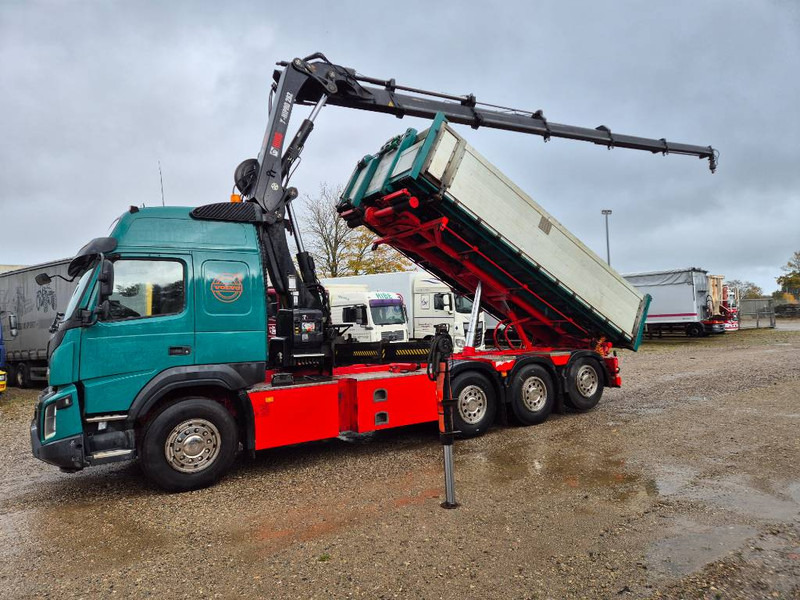 Volvo FMX 500 8x4 // HIAB X-HIPRO 262 EP-5 // 3-Tipper - Camión grúa: foto 1 Volvo FMX 500 8x4 // HIAB X-HIPRO 262 EP-5 // 3-Tipper - Camión grúa: foto 1