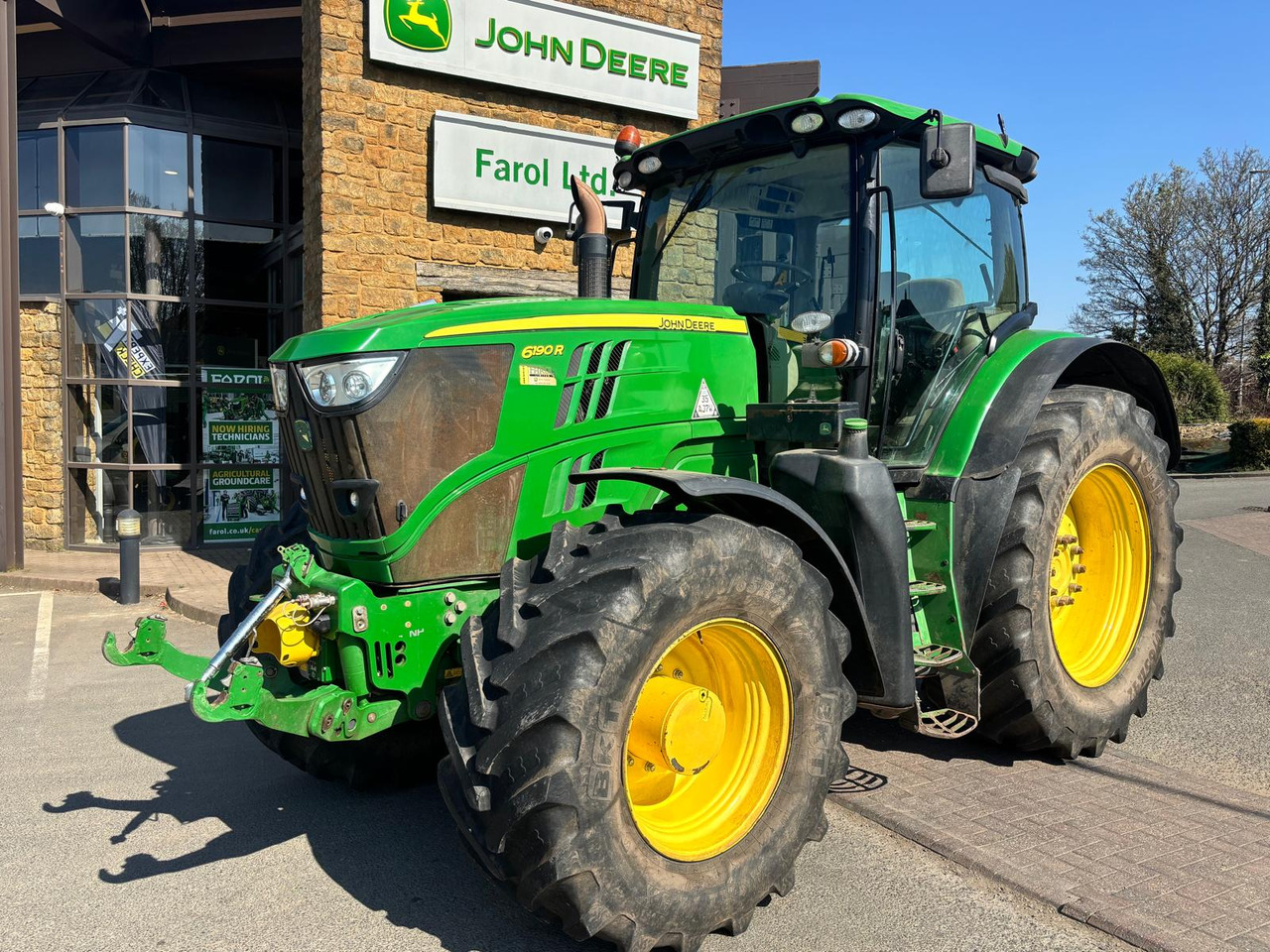 John Deere 6190R - Tractor: foto 1 John Deere 6190R - Tractor: foto 1