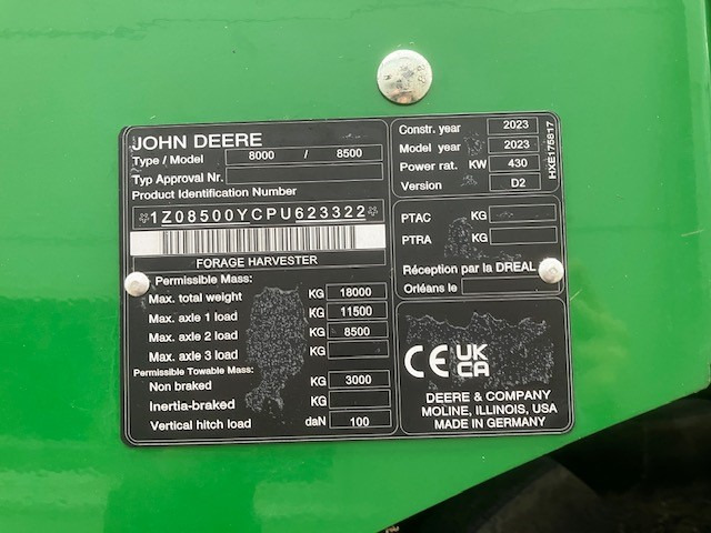 John Deere 8500i - Cosechadora de forraje: foto 5 John Deere 8500i - Cosechadora de forraje: foto 5