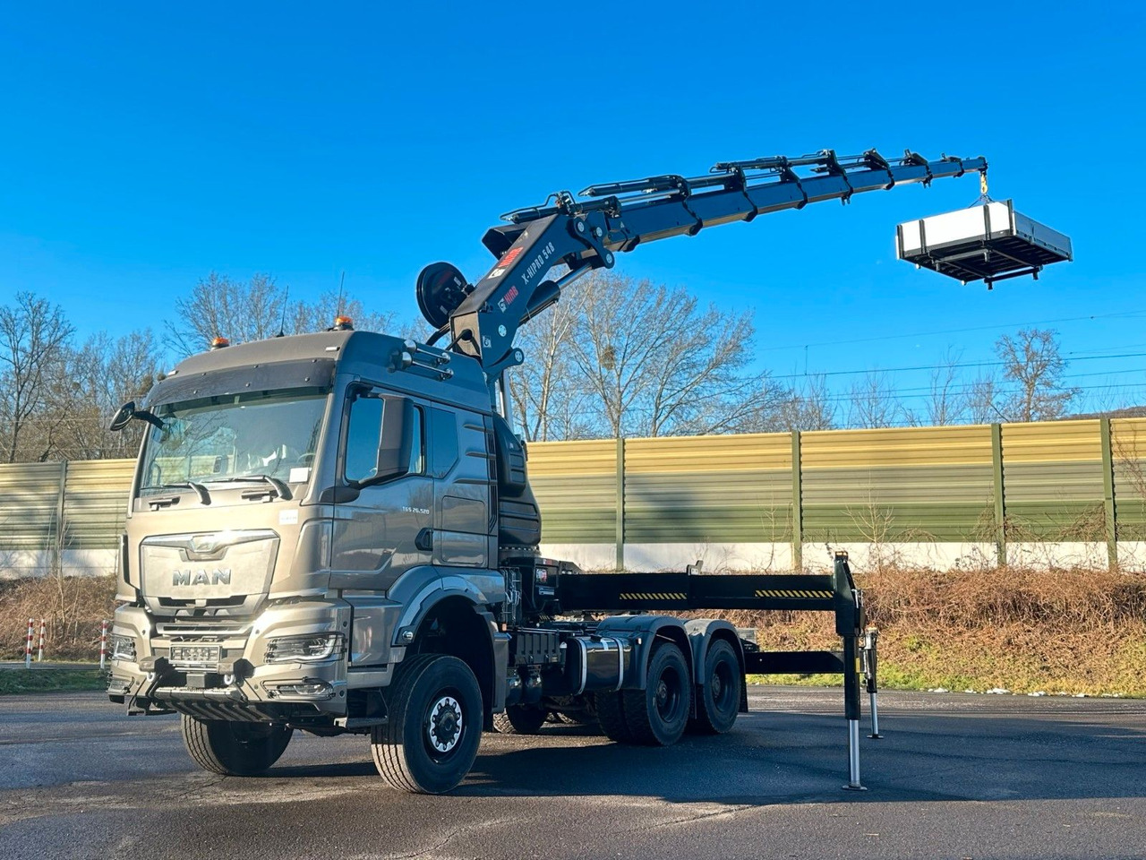 Cabeza tractora MAN TGS 26.520 6x6  Kran HIAB X-HIPRO 548E-8: foto 13
