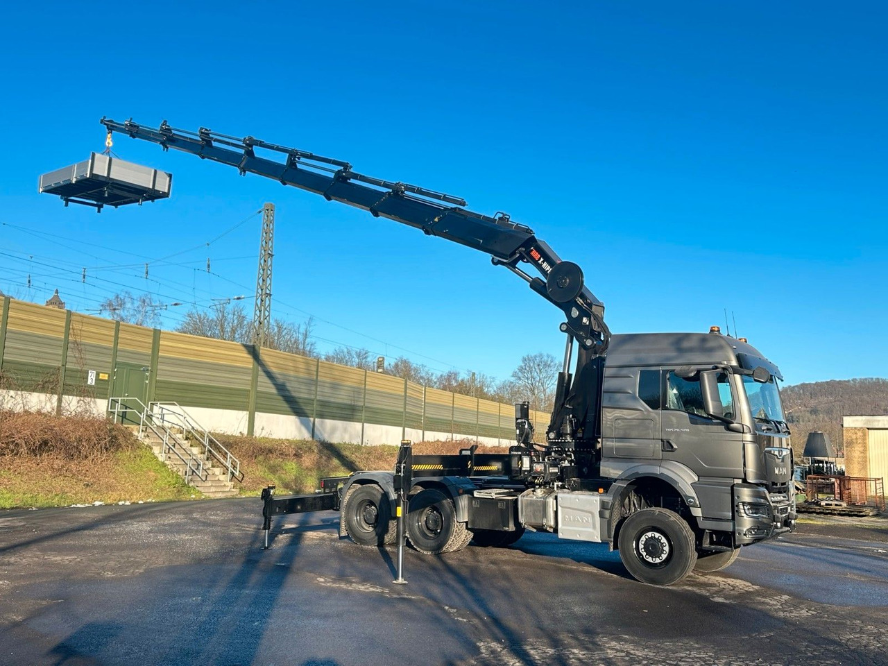 Cabeza tractora MAN TGS 26.520 6x6  Kran HIAB X-HIPRO 548E-8: foto 16