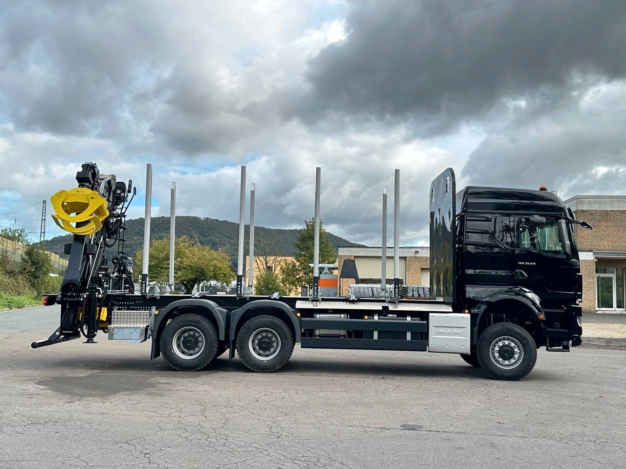 Camión forestal, Camión grúa MAN TGS 33.520 6X6  Euro6e  LogLift 165 Z: foto 6
