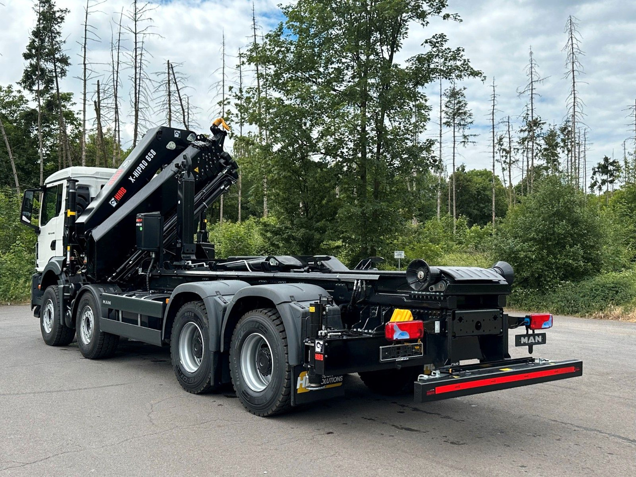 MAN TGS 35.520 8x4 Abrollkipper + Kran HIAB 658E6 - Camión multibasculante, Camión grúa: foto 5 MAN TGS 35.520 8x4 Abrollkipper + Kran HIAB 658E6 - Camión multibasculante, Camión grúa: foto 5