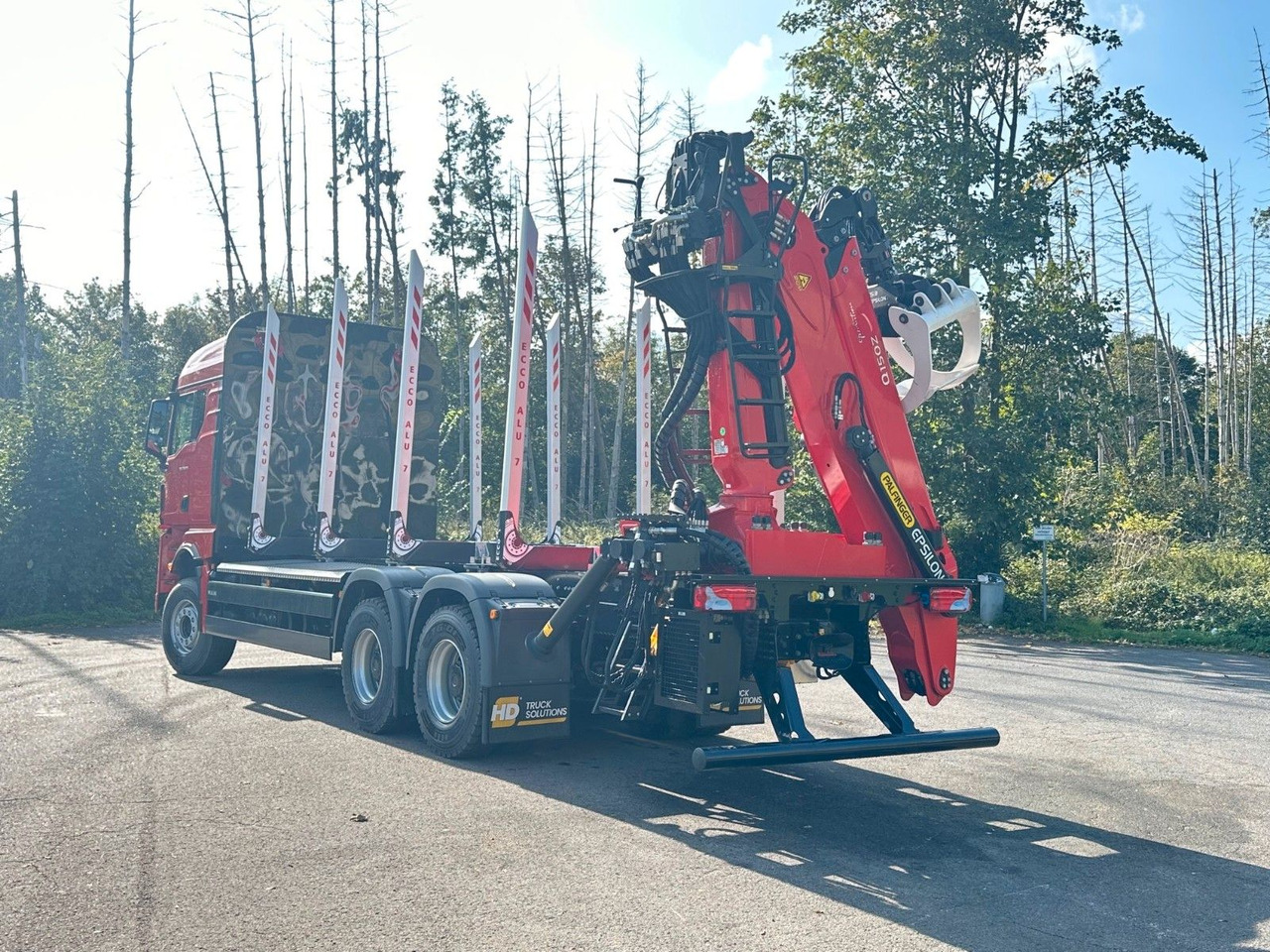 Camión forestal, Camión grúa MAN TGX 33.510 6X4 BL Euro6e  EPSILON 150 Z: foto 6