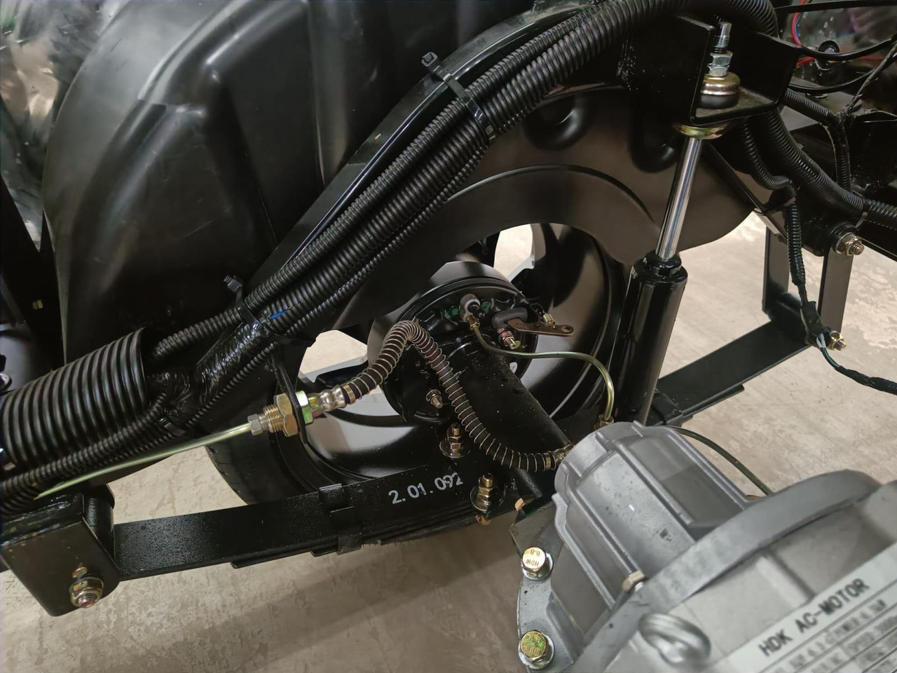 Bensel BSN 1000 2 Persoons Golfkar met Laadbak Zwart Nieuw - Carrito de golf: foto 3 Bensel BSN 1000 2 Persoons Golfkar met Laadbak Zwart Nieuw - Carrito de golf: foto 3