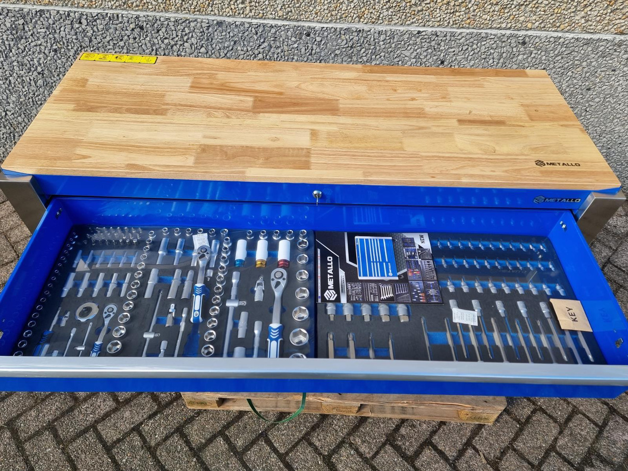 Metallo Mega Jumbo Gereedschapskist - Nieuw, 11 lades waarvan 9 gevuld met gereedschap - Equipo de taller: foto 3 Metallo Mega Jumbo Gereedschapskist - Nieuw, 11 lades waarvan 9 gevuld met gereedschap - Equipo de taller: foto 3