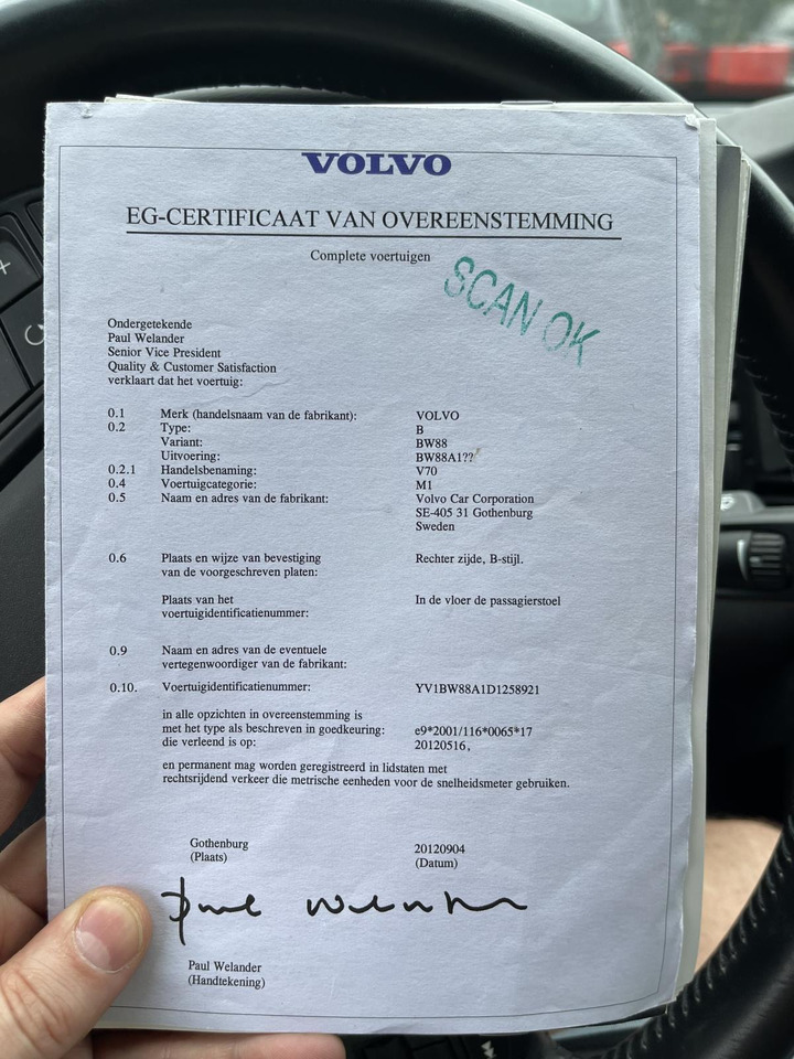 Volvo V70 2.0 D4 Momentum | 2012 | 348.089 km | JK-854-N - Coche: foto 2 Volvo V70 2.0 D4 Momentum | 2012 | 348.089 km | JK-854-N - Coche: foto 2