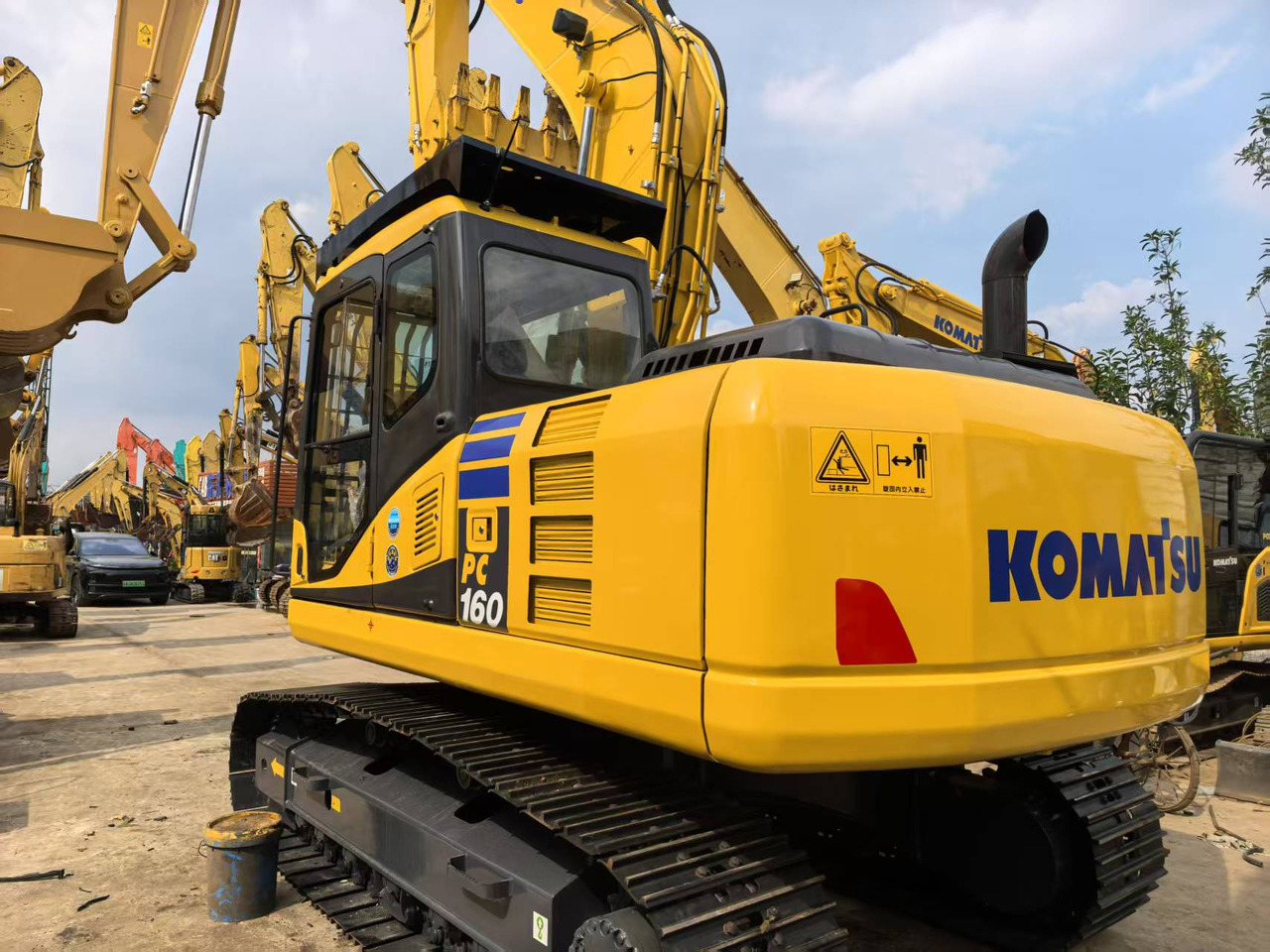 KOMATSU PC160 - Excavadora de cadenas: foto 1 KOMATSU PC160 - Excavadora de cadenas: foto 1
