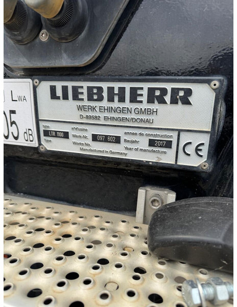 Liebherr LTR 1100 - Grúa sobre orugas: foto 3 Liebherr LTR 1100 - Grúa sobre orugas: foto 3