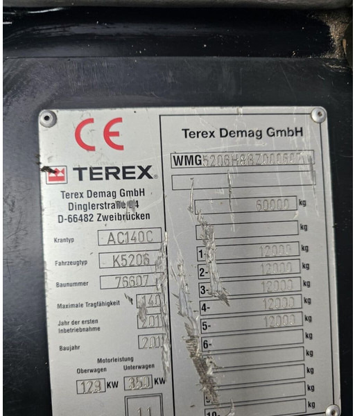 Autogrúa Terex AC140C: foto 7
