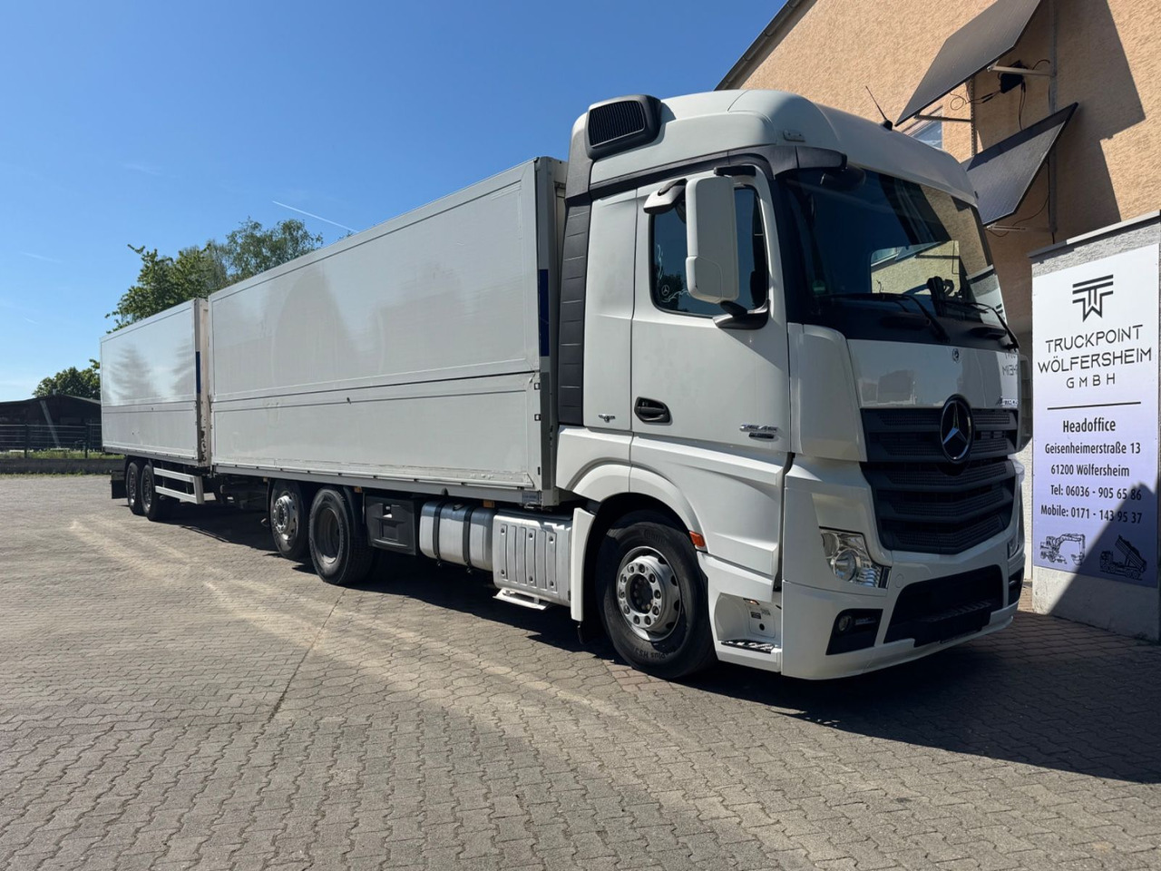 Mercedes-Benz Actros2545/StreamSpace/Lift/Mitnahmestp/3instock - Camión transporte de bebidas: foto 1 Mercedes-Benz Actros2545/StreamSpace/Lift/Mitnahmestp/3instock - Camión transporte de bebidas: foto 1