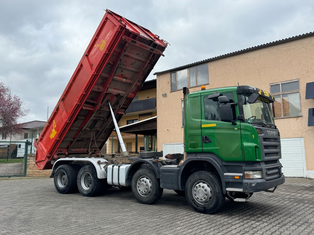 Scania R500/V8/BB/KLIMA/8x4/Dautel/Top-Zustand! - Camión volquete: foto 4 Scania R500/V8/BB/KLIMA/8x4/Dautel/Top-Zustand! - Camión volquete: foto 4