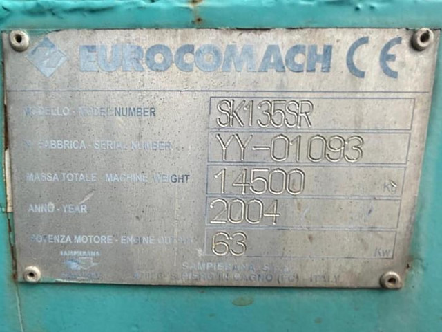 Excavadora Kobelco SK135SR: foto 20