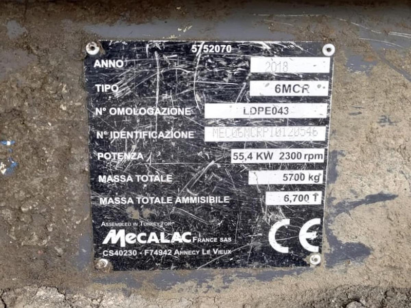 Mecalac 6MCR - Miniexcavadora: foto 5 Mecalac 6MCR - Miniexcavadora: foto 5