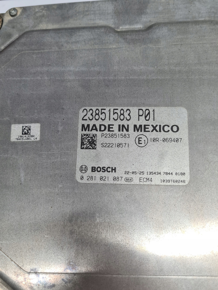 BOSCH KASETA KOMPUTER SILNIKA TURBO COMPOUND I-SAVE RENAULT GAMA T RANGE 23851583 - Unidad de control para Camión: foto 5 BOSCH KASETA KOMPUTER SILNIKA TURBO COMPOUND I-SAVE RENAULT GAMA T RANGE 23851583 - Unidad de control para Camión: foto 5