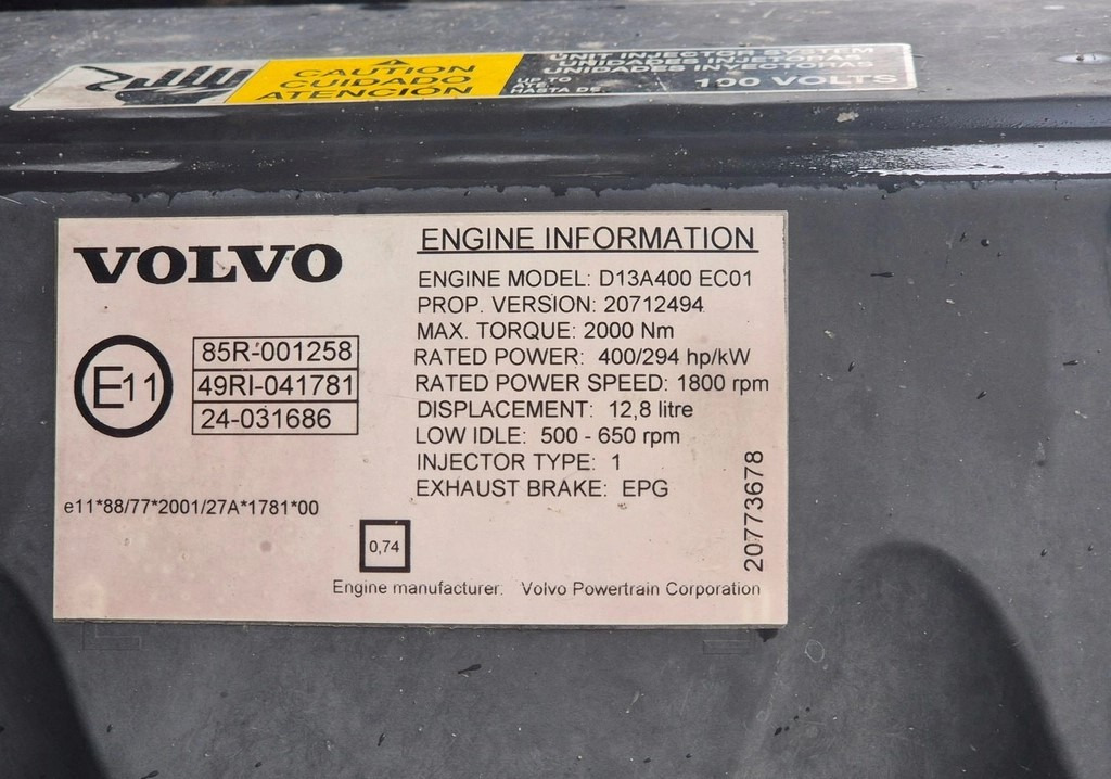 Motor para Camión VOLVO SILNIK KOMPLETNY VOLVO FH 13 FM 13 D13A 440 460 400: foto 6 Motor para Camión VOLVO SILNIK KOMPLETNY VOLVO FH 13 FM 13 D13A 440 460 400: foto 6