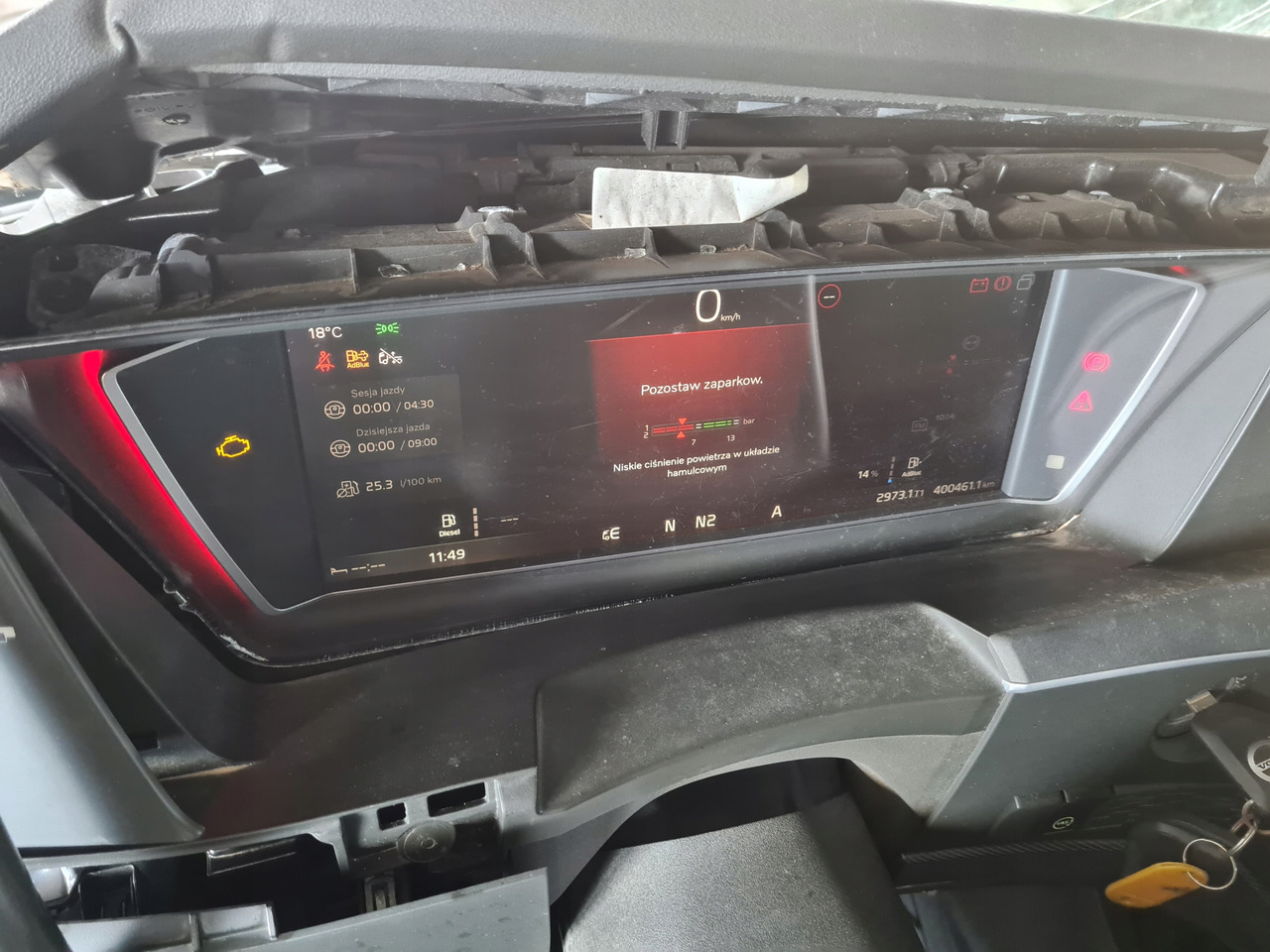 VOLVO ZEGARY LICZNIKI WYŚWIETLACZ VOLVO FH 5 FM 5 I-SAVE AUTOMAT 23595812 - Salpicadero: foto 2 VOLVO ZEGARY LICZNIKI WYŚWIETLACZ VOLVO FH 5 FM 5 I-SAVE AUTOMAT 23595812 - Salpicadero: foto 2